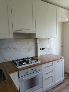 Кухни с крашенными фасадами МДФ