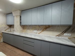 Кухни с крашенными фасадами МДФ