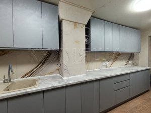 Кухни с крашенными фасадами МДФ