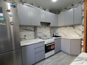 Кухни с крашенными фасадами МДФ